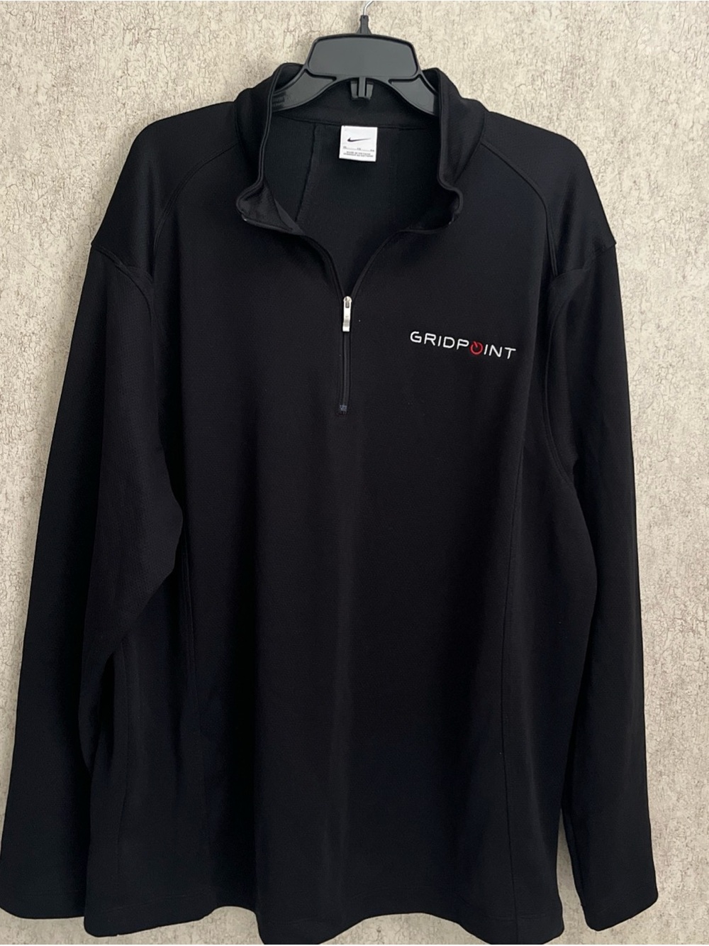 Nike Heavyweight Pullover 1/4 Zip Long Sleeve GridPoint Corporate Logo Men’s XL